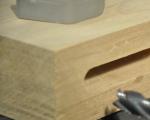 CNC oval tenon cutter Balestrini PICO CN Adjustment of tenon dimensions
